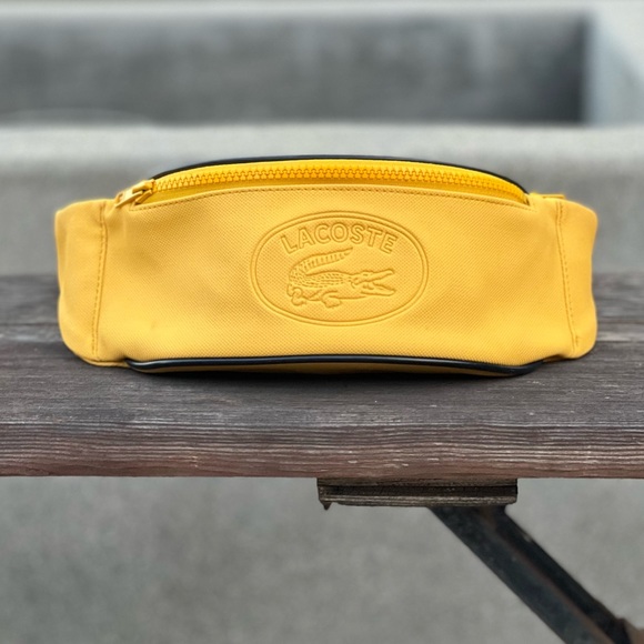 Lacoste Other - Vintage LaCoste yellow Y2K waist pack|fanny pack